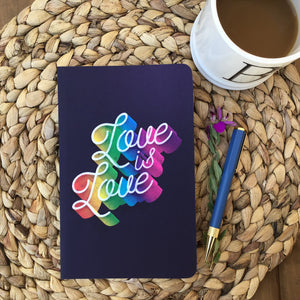 Love is Love Notebook available at Bench Home