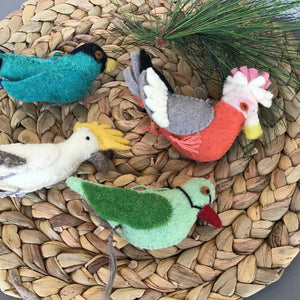 Felt Bird Ornaments | 4 Styles available at Bench Home
