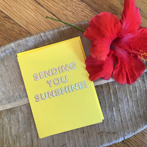 Sending You Sunshine Card available at Bench Home