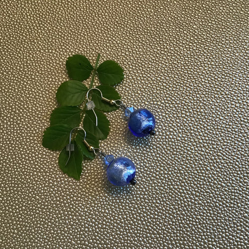 Blue Venetian Earrings