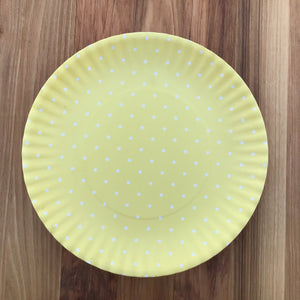 Melamine Polka Dot Dinner Plates | 4 Colors available at Bench Home