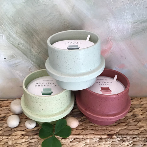 Stoneware Stackable Candles | 3 Styles