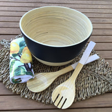 Load image into Gallery viewer, Navy Bamboo Two-Toned Bowls | 5 Styles