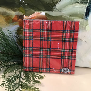 Tartan Paper Napkins | 2 Styles available at Bench Home
