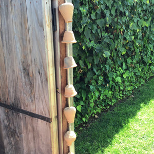 Hanging Clay Bells available at Bench Home