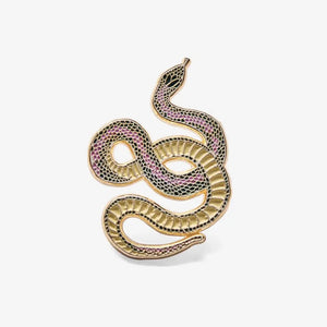 Snake Pin + Post Card available at Bench Home