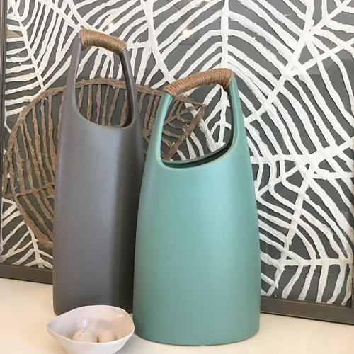 Wrapped Handle Vase | 2 Styles