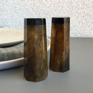 Resin Salt + Pepper Set available at Bench Home