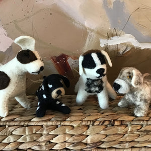 Felt Puppy Dog Ornaments | 4 Styles available at Bench Home