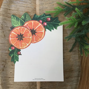 Citrus Spice Place Cards available at Bench Home