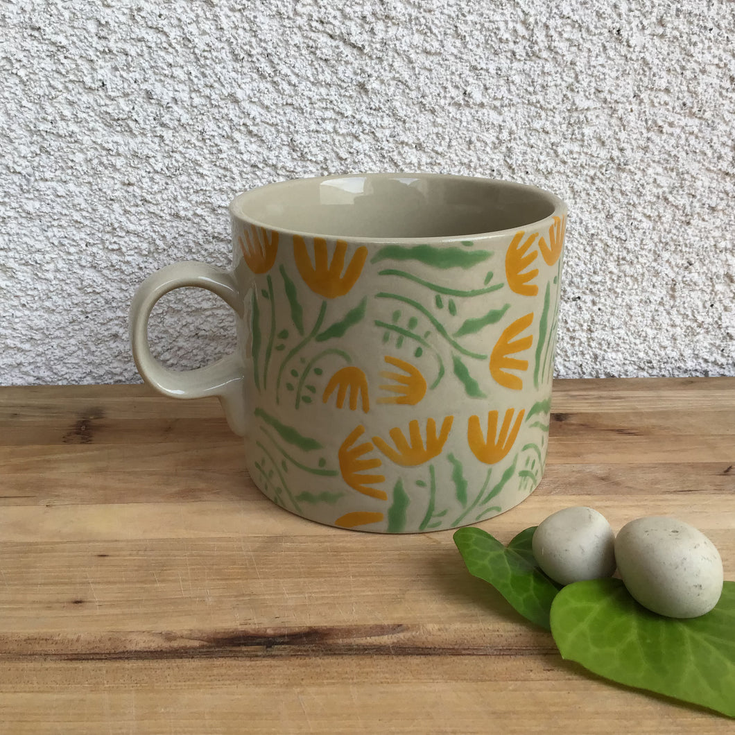 Floral Stoneware Mug | 4 Styles