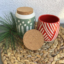 Load image into Gallery viewer, Debossed Stoneware Canisters | 2 Styles