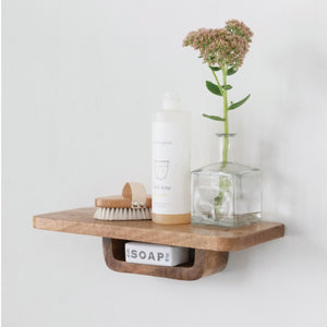 Decorative Mango-wood Shelf available at Bench Home