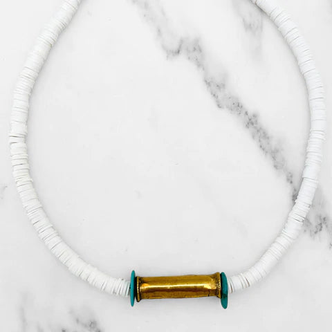White Chipo Necklace