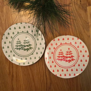 Christmas Tree Plates | 2 Styles available at Bench Home