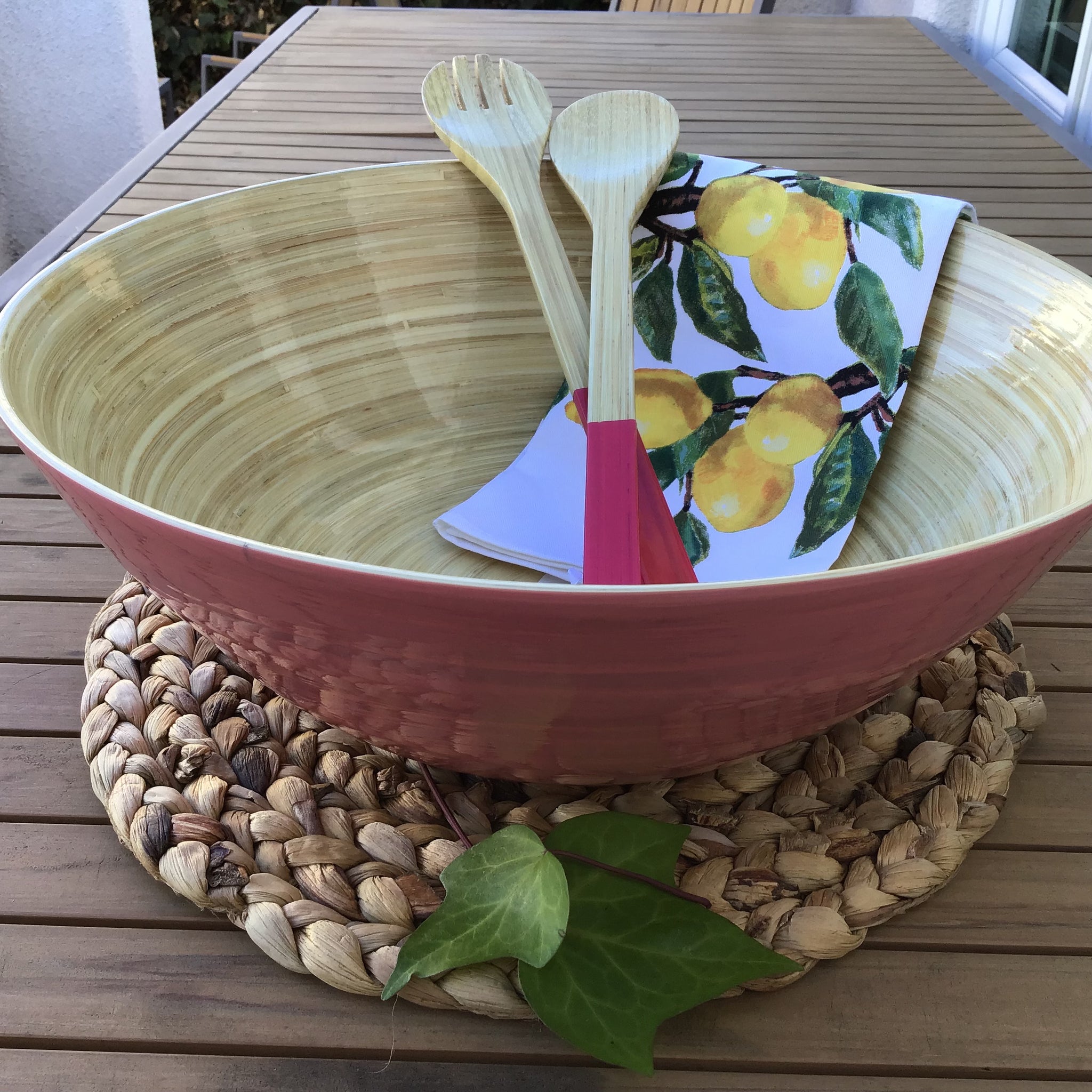 Large Bamboo Bowl