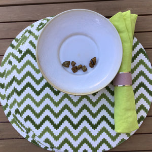 Green Ripple Placemat available at Bench Home