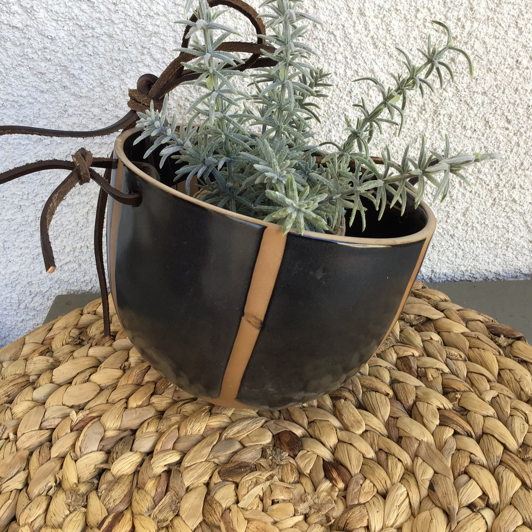 Hanging Pot with Leather | 4 Styles