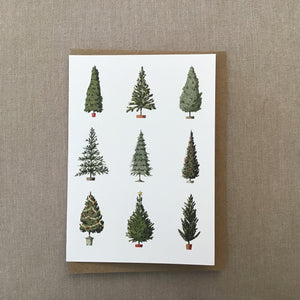 Christmas Trees Card Set | Set of 10 available at Bench Home