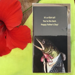 Father’s Day Fish Greeting Card available at Bench Home