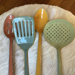 Color Outline Enamel Kitchen Tools | 4 Styles available at Bench Home