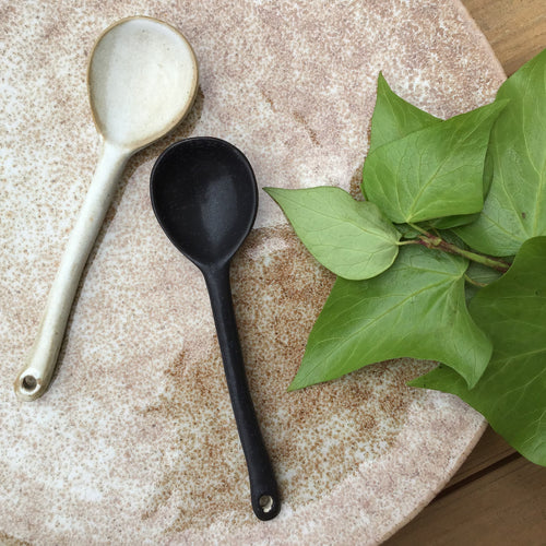 Glazed Stoneware Spoon | 2 Styles