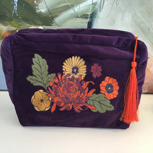 Velvet Cosmetic Bags | 2 Styles available at Bench Home
