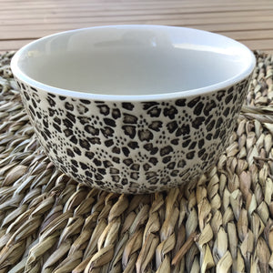 Hand-stamped Stoneware Bowl | 4 Styles available at Bench Home