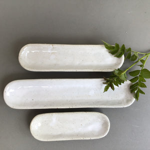 Oblong Stoneware Trays | Set of 3 available at Bench Home