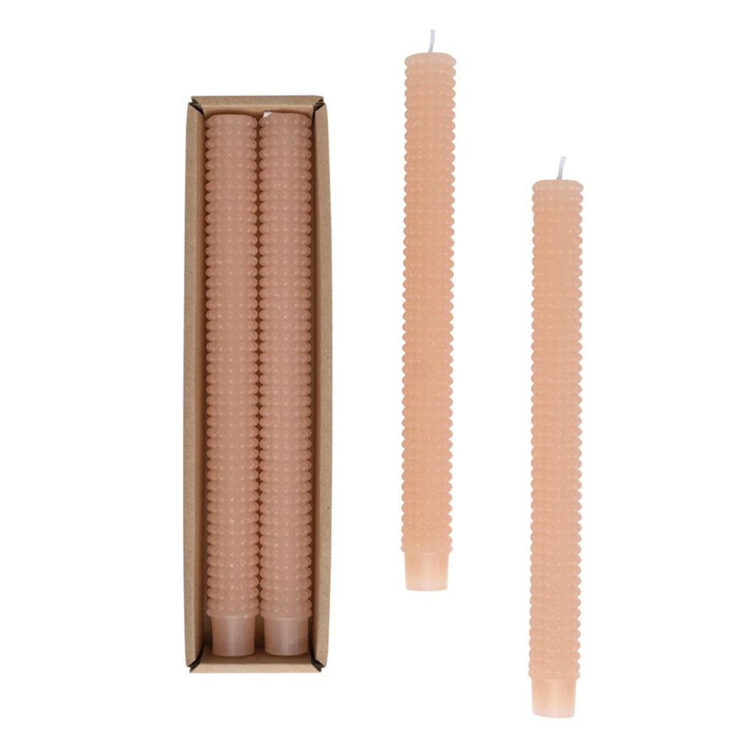 Hobnail Taper Candles | 2 Styles