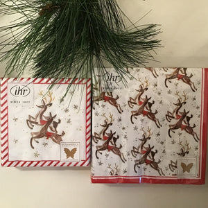 Reindeer Napkin Set | 2 Styles available at Bench Home