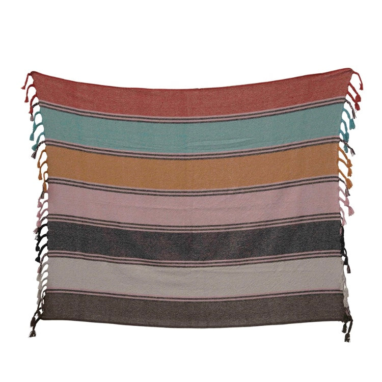 Striped Throw Blanket