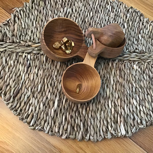 Teak Measuring Cups | Set of 4 available at Bench Home