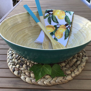 Bamboo Bowl Extra Large | 5 Styles available at Bench Home