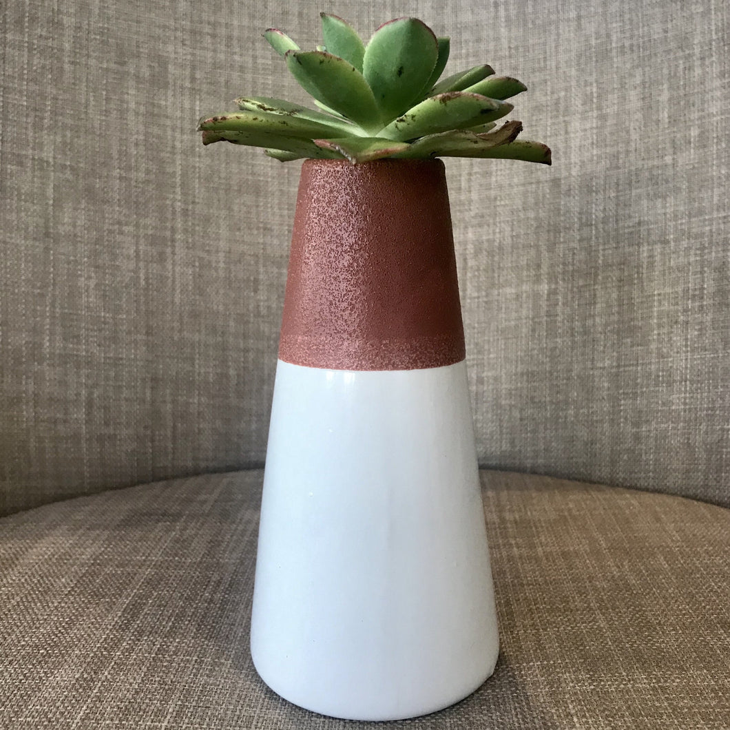 Sienna & Cream Vase