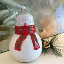 Load image into Gallery viewer, Snowman Cookie Jar