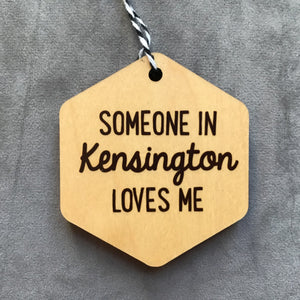 “Someone In… Loves Me” Wood Ornament | 2 Styles available at Bench Home