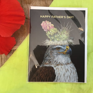 Father’s Day Hawk Greeting Card available at Bench Home