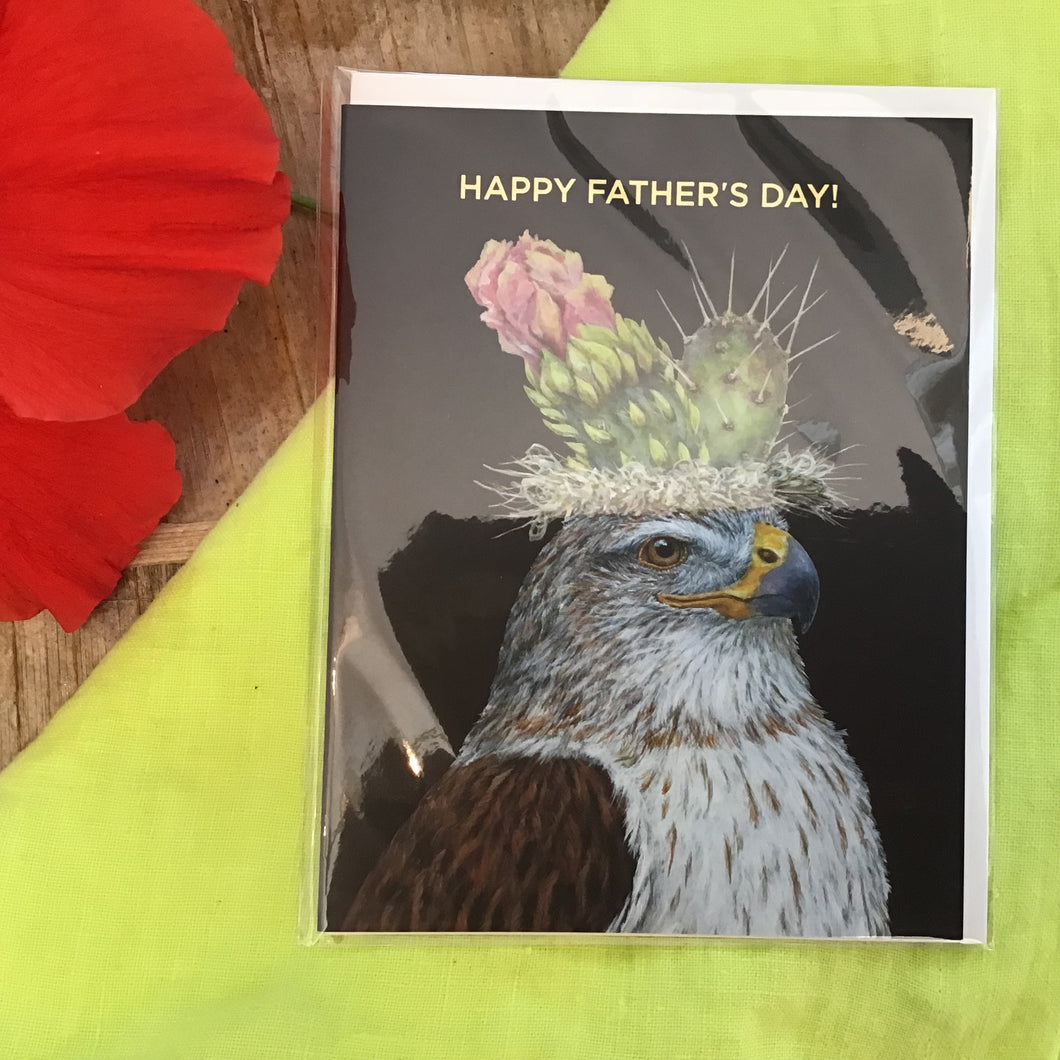 Father’s Day Hawk Greeting Card