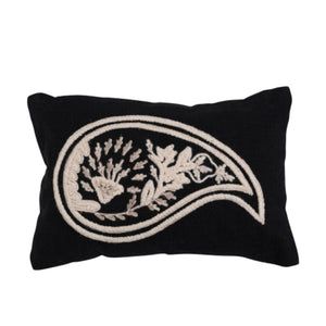 Woven Cotton Slub Lumbar Pillow available at Bench Home