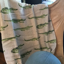 Load image into Gallery viewer, Alligator Baby Blanket