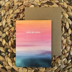 Watercolor Mom Card available at Bench Home