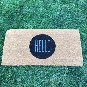 “Hello” Doormat available at Bench Home