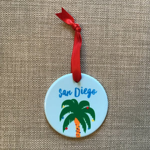San Diego Ceramic Ornament | 3 Styles available at Bench Home