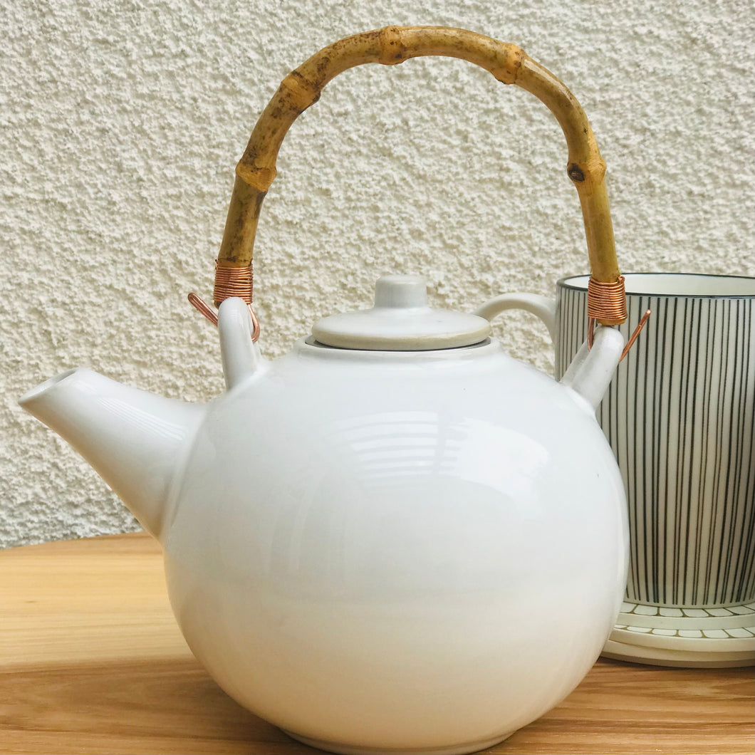 Teapot with Bamboo Handle