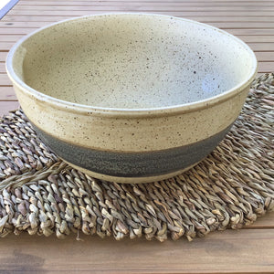 Stoneware Bowl | Reactive Glaze Black & Brown available at Bench Home