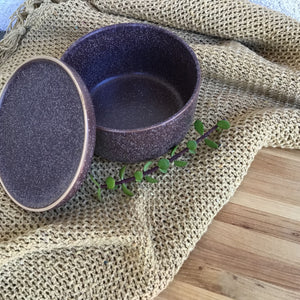 Small Stoneware Bowl with Lid | 2 Styles available at Bench Home