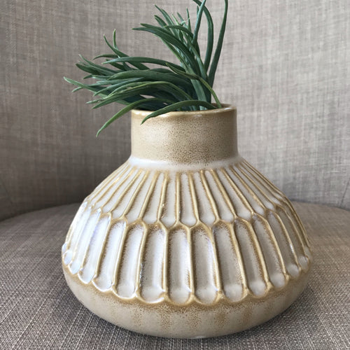 Texture Lined Vase