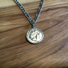 Load image into Gallery viewer, Chunky Silver Coin Necklace