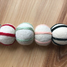 Load image into Gallery viewer, Embroidered Felt Ball Garland
